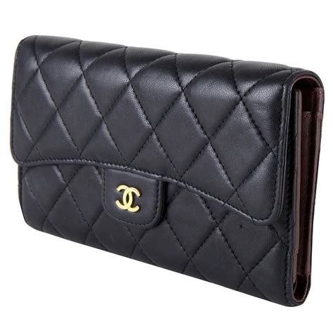 chanel flap wallet back|authentic chanel lambskin wallet.